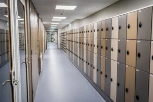 Clothes locker cabinets