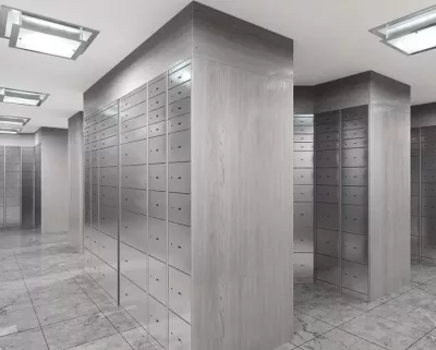 Safe deposit lockers design example