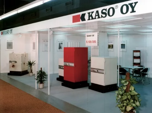 Kaso’s parent company, Kasola Oyj, was listed on the Helsinki Stock Exchange on the 16 December 1987.